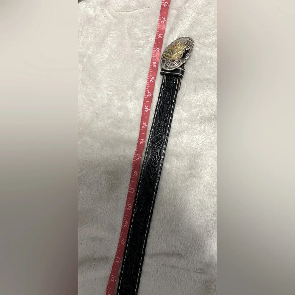 Leather Hand Embossed Western Child’s Belt
